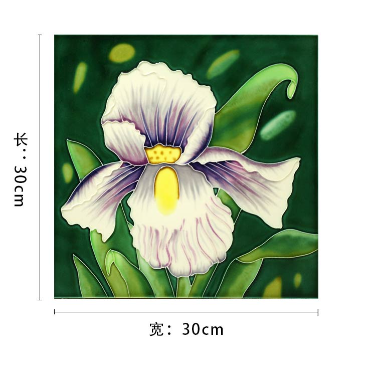 植物花卉瓷板画尺寸